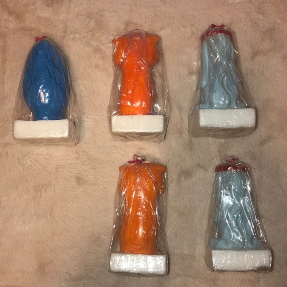 1974/1975 Vintage Greeting Candles Made in Korea - Picture 5 of 6